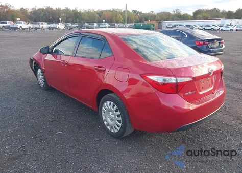 2015 Toyota Corolla Le из США, поврежденный, VIN 2T1BURHE1FC374424